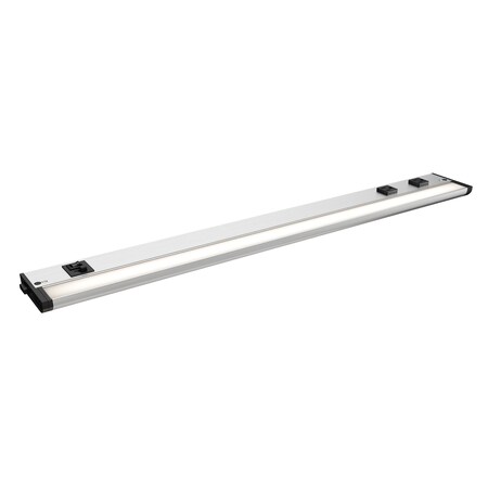 Maxim Lighting CounterMax 5K 30'' LED Under Cabinet w 3 Prong, Satin Nickel UCL-89866SN-3PO
